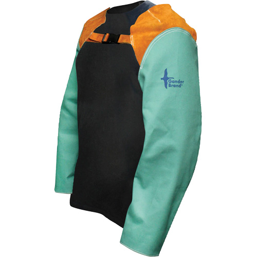 Manchons de soudage en toile ignifug&eacute;e, 24" lo, Vert Oxymax Inc