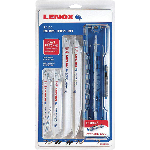 Ensemble de lames de scie alternative pour d&eacute;molitions Oxymax Inc