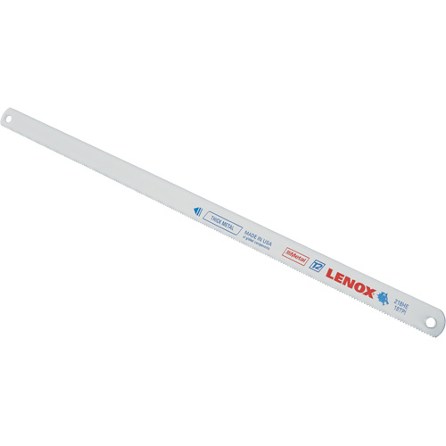 Lames de scie &agrave; m&eacute;taux, Bim&eacute;tal, 12" lo, 18 dents par pouce Oxymax Inc