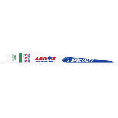 Lame de scie alternative, Bim&eacute;tal, 6 Dents par pouce, 6" lo x 3/4" la Oxymax Inc