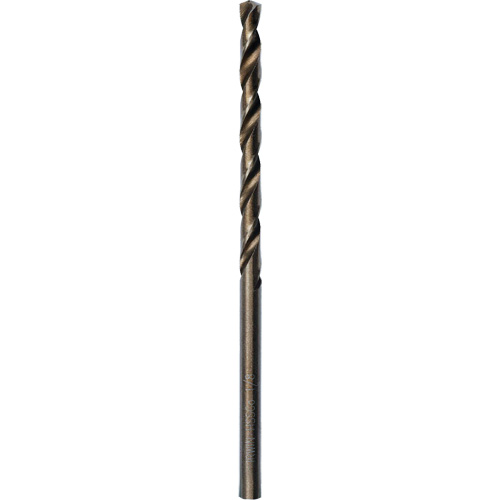 Heavy-Duty Jobber Drill Bit, High Speed Cobalt, 1/8", 2-3/4" L, 1-5/8" Flute, 135° Point Angle Oxymax Inc