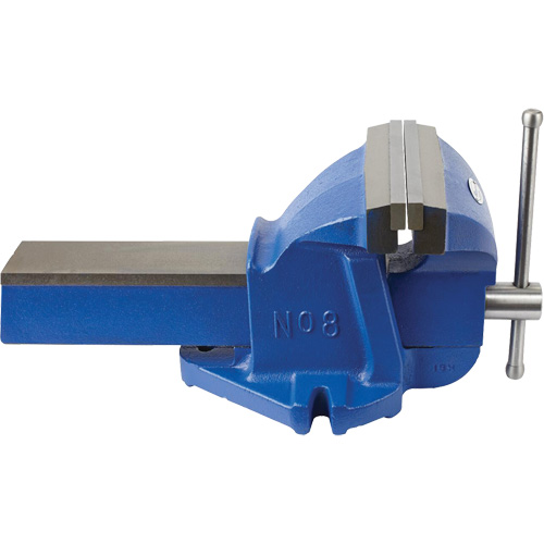Mechanic's Vise, 8" Jaw Width, 4" Throat Depth Oxymax Inc