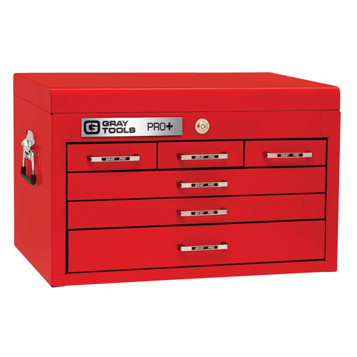 Coffre sup&eacute;rieur de s&eacute;rie PRO+, 26" la, 6 tiroirs, Rouge Oxymax Inc