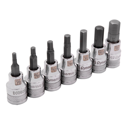 Standard SAE Socket Set, 7 Pcs Oxymax Inc