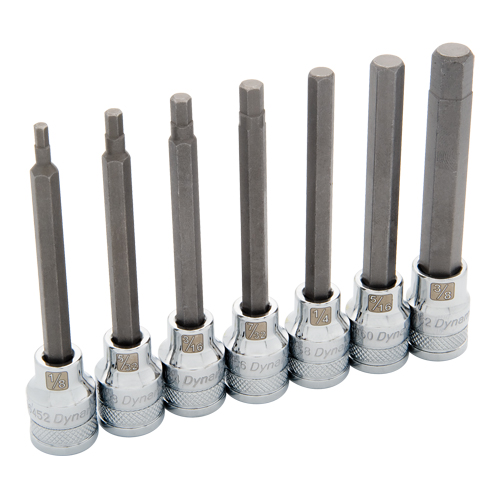 Long SAE Socket Set, 7 Pcs Oxymax Inc