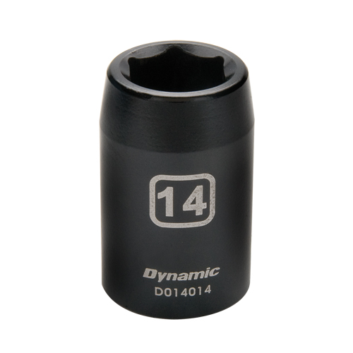 Metric Socket, Impact, 8 mm, 1/2" Drive, 6 Points Oxymax Inc
