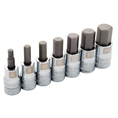 Standard Metric Socket Set, 7 Pcs Oxymax Inc