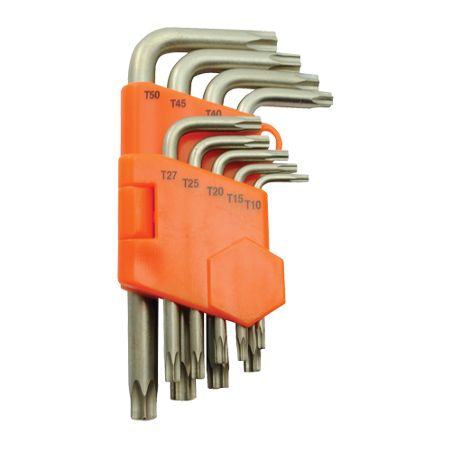 Jeu de cl&eacute;s hexagonales, 9 mcx, Torx Oxymax Inc