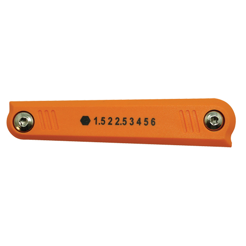 Jeu de cl&eacute;s hexagonales repliables, 7 mcx, Torx Oxymax Inc