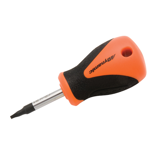Tournevis court pour vis &agrave; t&ecirc;te carr&eacute;e creuse, Tige de #1, Ronde, 3-4/5" lo, Prise en Plastique/Bois/Coussin&eacute;e Oxymax Inc