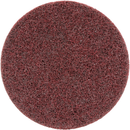 Disque de conditionnement de surface , SC-DR Roloc Scotch-Brite, 4" dia., Grain Moyen, Oxyde d'aluminium Oxymax Inc
