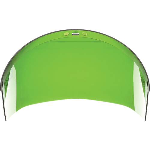 Faceshield Window, Polycarbonate, Green Tint Oxymax Inc