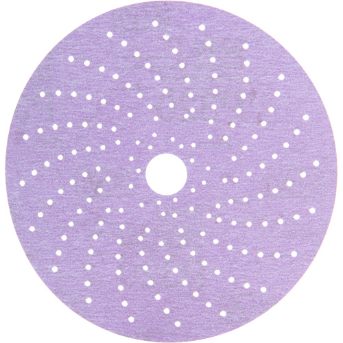 Hookit Purple Clean Sanding Disc, 6" Dia., 320+ Grit, Aluminum Oxide Oxymax Inc