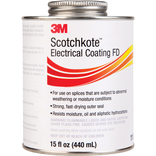 Rev&ecirc;tement &eacute;lectrique FD Scotchkote, Transparent, 15 oz, Canette Oxymax Inc