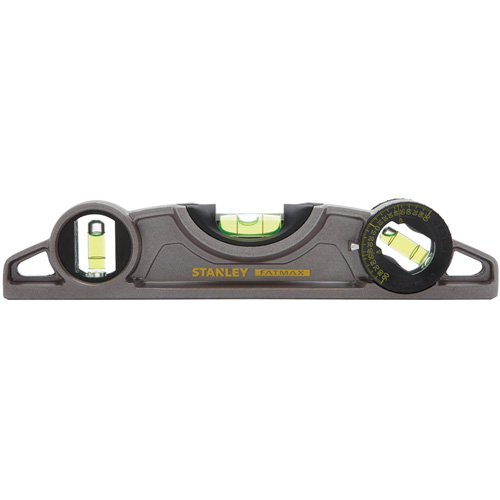Fatmax&reg; Cast Torpedo Level, 9" L, Aluminum, 3 Vials, Magnetic Oxymax Inc