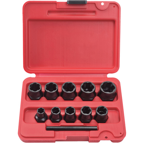 Jeu de douilles d'extraction de boulons PROTO, 10 Mcx, Prise de 1/4" Oxymax Inc