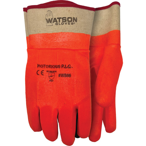 Notorious P.I.G. Gloves, One Size, Nitrile/PVC Coating, Jersey Shell Oxymax Inc
