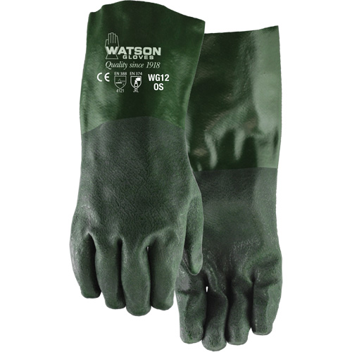 Gants enduits Dura Dip, 12" lo, PVC, Doublure en Jersey Oxymax Inc