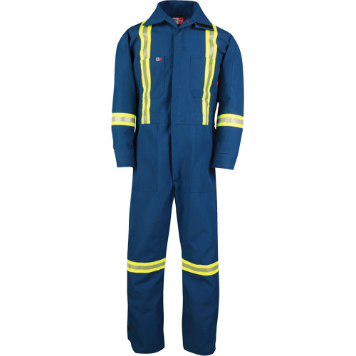 Dupont Nomex&reg; IIIA Deluxe Coveralls, Size 4X-Large, Royal Blue, 6 cal/cm² Oxymax Inc
