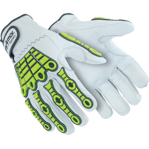Gants r&eacute;sistant &agrave; la coupe Chrome Series 4080, 8/Moyen, Paume en Ch&egrave;vre, Poignet Boucle et crochet Oxymax Inc