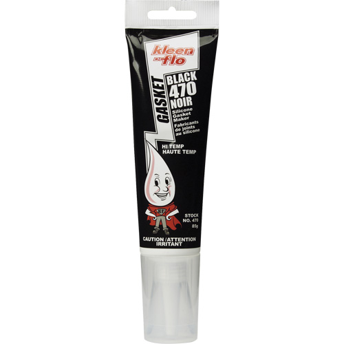 Compos&eacute; &agrave; joints de silicone 470, Tube, Noir Oxymax Inc