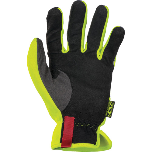 FastFit&reg; High-Visibility Work Gloves, Synthetic Palm, Size Medium/9 Oxymax Inc