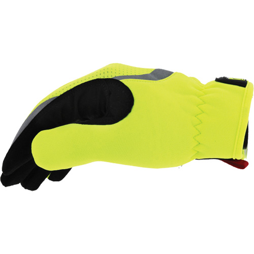 FastFit&reg; High-Visibility Work Gloves, Synthetic Palm, Size Medium/9 Oxymax Inc