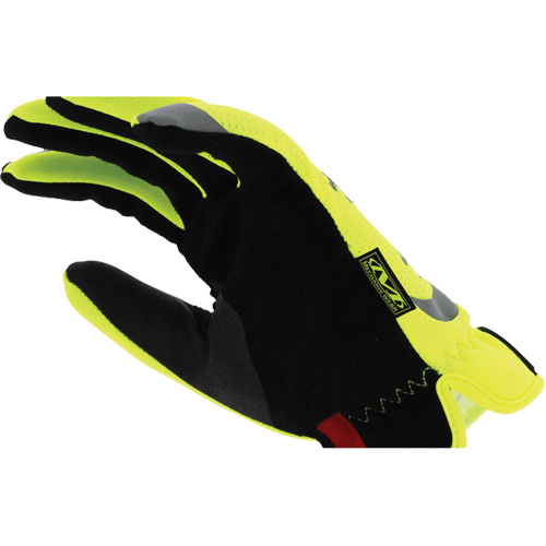 FastFit&reg; High-Visibility Work Gloves, Synthetic Palm, Size Medium/9 Oxymax Inc