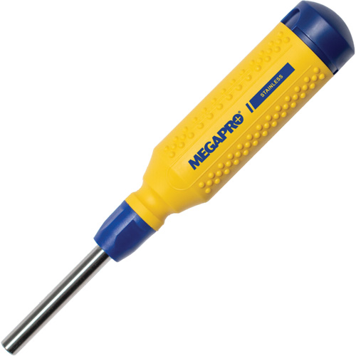 Original Stainless Steel 15-in-1 Multi-Bit Screwdriver, 8-37/50" L, Textured Handle Oxymax Inc