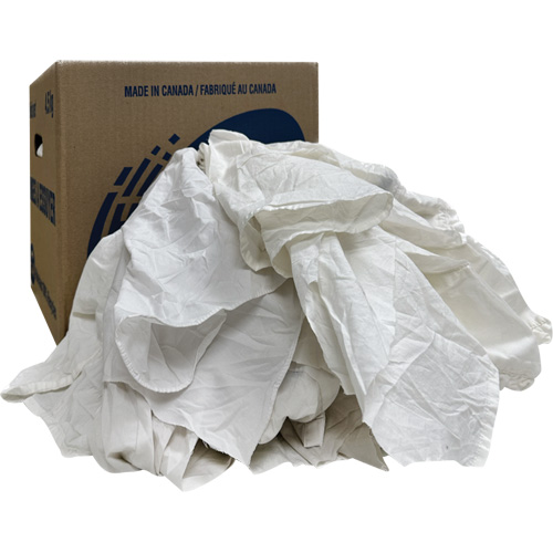 Boîte de chiffons d'essuyage, Blanc, 10 lb Oxymax Inc