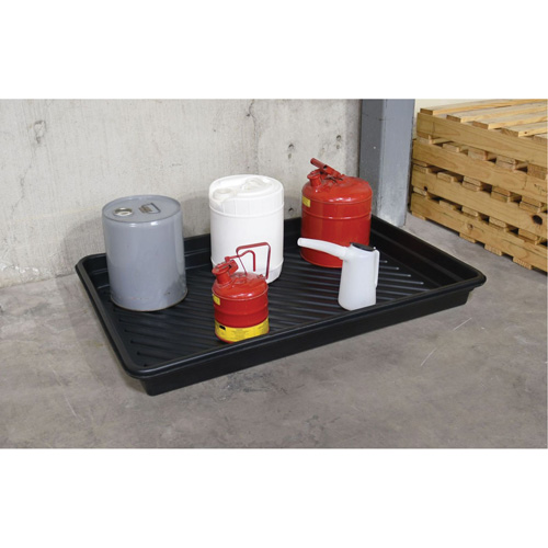 Ultra-Utility Trays&reg;, 24" L x 36" W x 4.75" H, 18 US gal. Spill Capacity Oxymax Inc