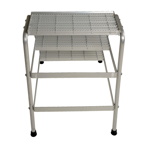 Aluminum Step Stand, 3 Steps, 34-9/16" x 22-13/16" x 30" High Oxymax Inc