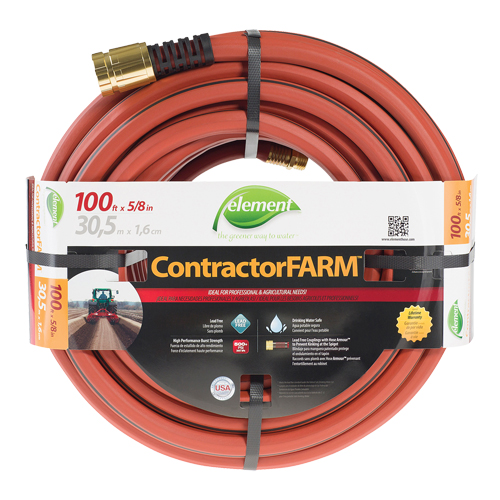 Boyau d'arrosage pour entrepreneur/FARM, PVC, 5/8" dia x 100' Oxymax Inc