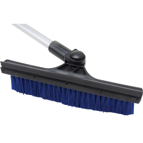 Snow Brush, Telescopic, Polypropylene Blade, 32-1/2" Long, Blue Oxymax Inc