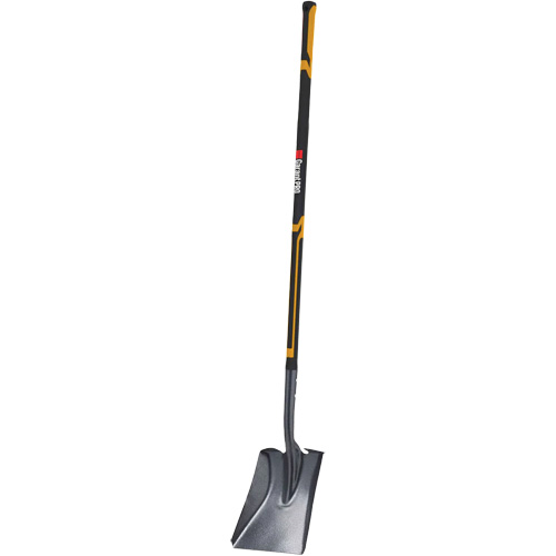 Pro Square Point Shovel, Fibreglass, Tempered Steel Blade, Straight Handle, 48" Long Oxymax Inc