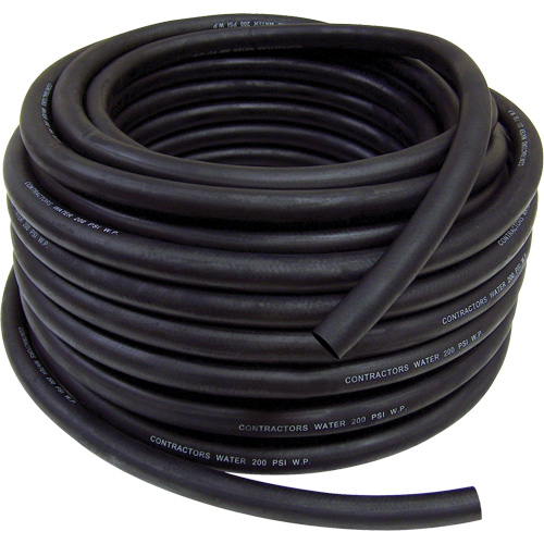 Boyau de jardin d'&eacute;vacuation de l'eau pour entrepreneur, Caoutchouc, 3/4" dia x 50' Oxymax Inc