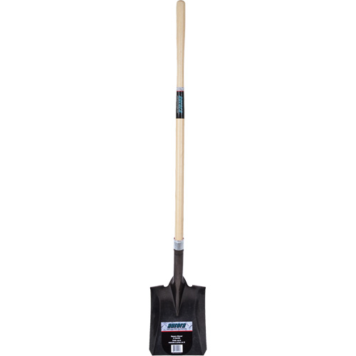 Heavy-Duty Square Shovel, Hardwood, Carbon Steel Blade, Straight Handle, 48" Long Oxymax Inc