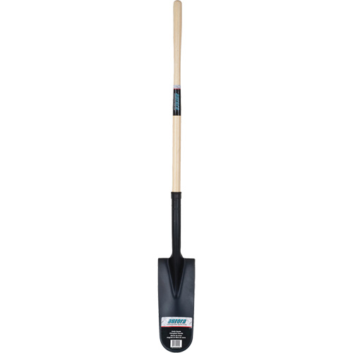 Pelle &agrave; drain, Acier durci, Lame 14" x 6", 46" lo, Manche Droit Oxymax Inc