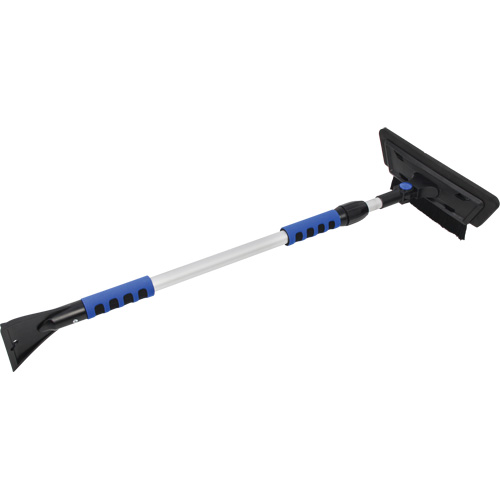 Brosse &agrave; neige, T&eacute;lescopique, lame Mousse de CAV/E, 48" Longueur, Noir/Bleu Oxymax Inc