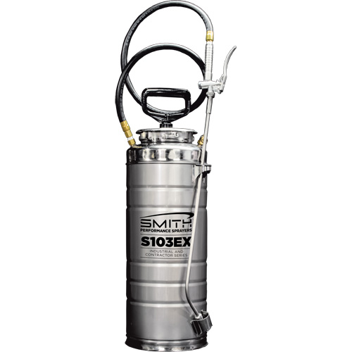 Industrial & Contractor Series Concrete Compression Sprayer, 3.5 gal. (16 L), Stainless Steel, 24" Wand Oxymax Inc