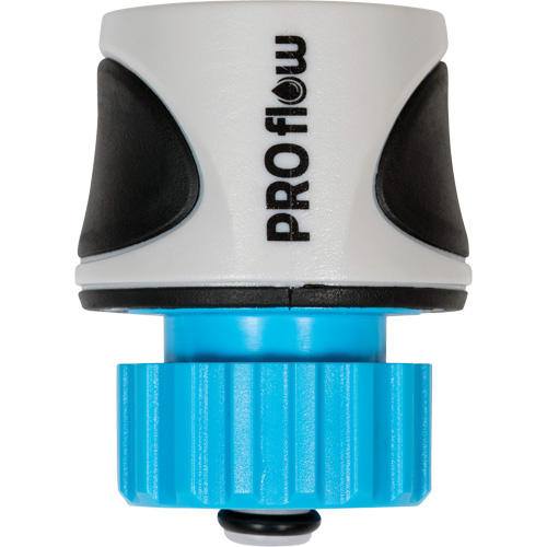 Raccord femelle pour boyau avec dispositif Waterstop Pro Flow Oxymax Inc
