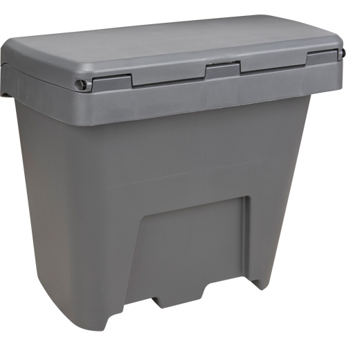 Salt & Sand Storage Bins, With Hasp, 21" x 27" x 26", 4.24 cu. ft., Grey Oxymax Inc