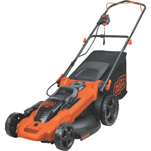 Ensemble de tondeuse &agrave; gazon sans fil 40 V Max*, Pouss&eacute;e, &agrave; pile, Largeur de coupe 20" Oxymax Inc