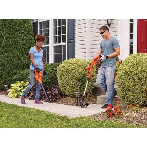 Max* String Trimmer/Edger & Hard Surface Sweeper Combo Kit, 10", Battery Powered, 20 V Oxymax Inc