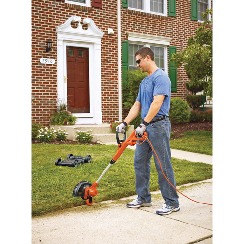 3-in-1 Compact Mower, Push Walk-Behind, Electric, 12" Cutting Width Oxymax Inc