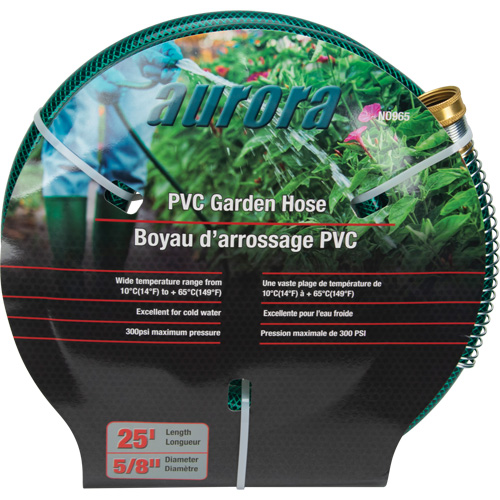 Tuyau de jardin, PVC, 5/8" dia x 25' Oxymax Inc