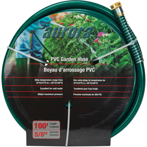 Tuyau de jardin, PVC, 5/8" dia x 100' Oxymax Inc
