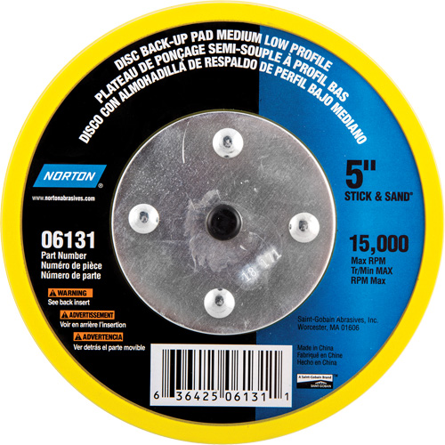 Back Up Pads For PSA & Hook And Loop Paper Discs Oxymax Inc