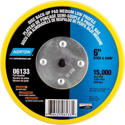 Back Up Pads For PSA & Hook And Loop Paper Discs Oxymax Inc