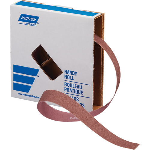 Metalite&reg; K225 Shop Rolls, Aluminum Oxide, 1" W x 150' L, 40 Grit Oxymax Inc
